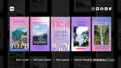 Coffee Instagram Reels Product Promo template preview