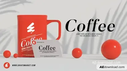 Coffee Logo Product Promo template preview
