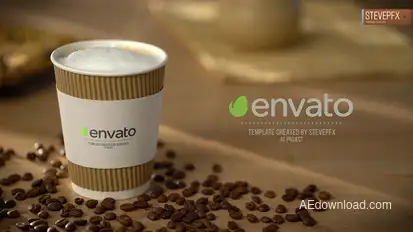 Coffee Paper Cup Mockup Logo Opener Product Promo template preview