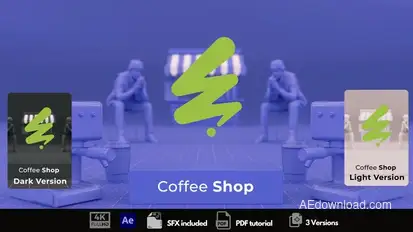 Coffee Shop Logo Logo Stings template preview