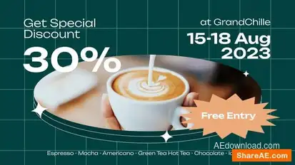 Coffee Shop Promo Product Promo template preview