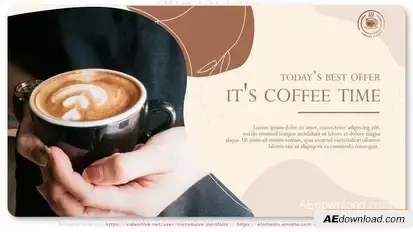 Videohive Coffee Time Promo Product Promo template preview