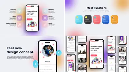 Coin App Promo Product Promo template preview