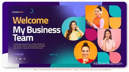 Collaborate Agency Promo Openers template preview