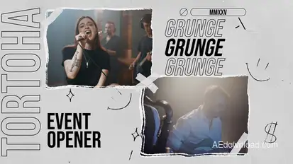 Collage Grunge Opener Openers template preview