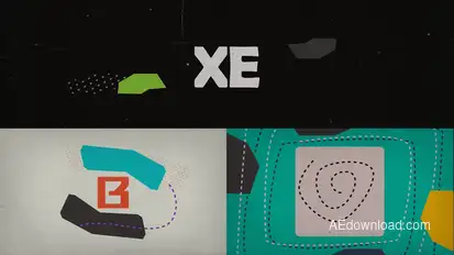 Collage Logo Intro Logo Stings template preview