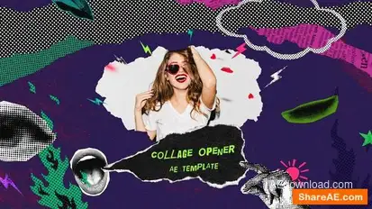 Collage Opener Openers template preview