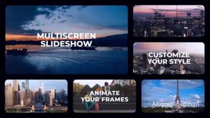 Collage Opener | Multiscreen Slideshow Openers template preview