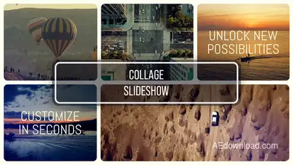 Collage Slideshow | Split Screen Opener Openers template preview