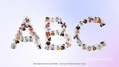 Collage Typeface | After Effects Titles template preview