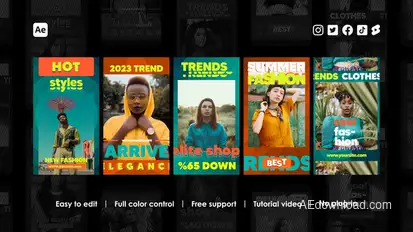 Collection Instagram Reels Product Promo template preview