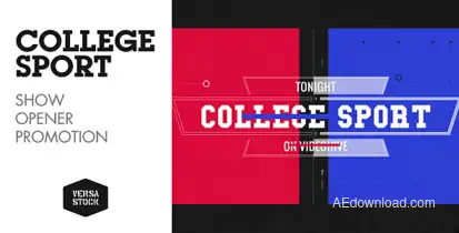 College Sport | Promo Openers template preview