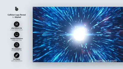 Collision Logo Reveal Logo Stings template preview