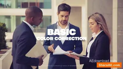 Videohive Color Correction – Basic Elements template preview