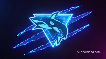 Color Glitch Logo Logo Stings template preview