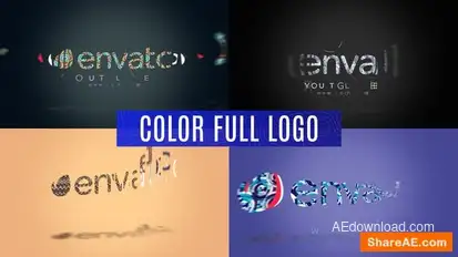 Color Logo Reveal Logo Stings template preview