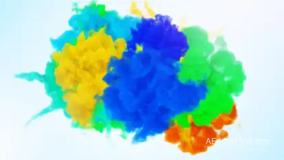 Color Of Smoke Logo Reveal Logo Stings template preview