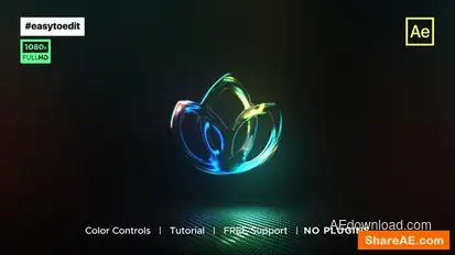 Color Pulse Logo Reveal Logo Stings template preview