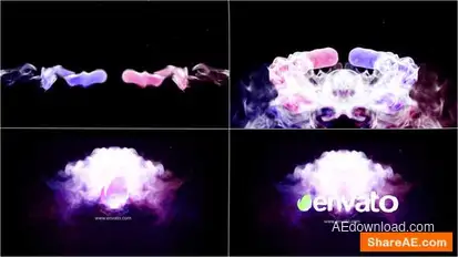 Color Smoke Logo Logo Stings template preview