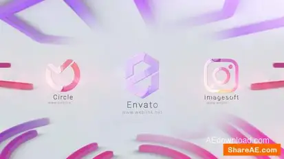 Colored Corporate Logo Logo Stings template preview