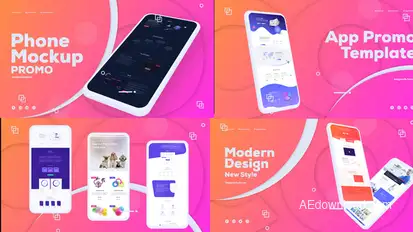 Colorful App Promo Product Promo template preview