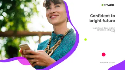 Colorful Corporate Video Displays template preview