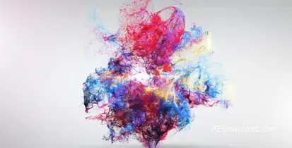 Colorful Explosion Logo Reveal Logo Stings template preview