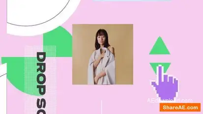 Colorful Geometry Intro Openers template preview