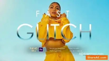 Colorful Glitch Opener Openers template preview