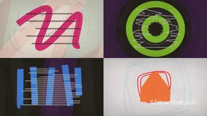 Colorful Logo Bumper Logo Stings template preview