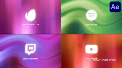 Colorful Logo Pack for After Effects Logo Stings template preview