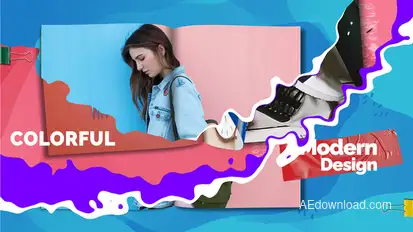 Colorful Magazine Presentation Product Promo template preview