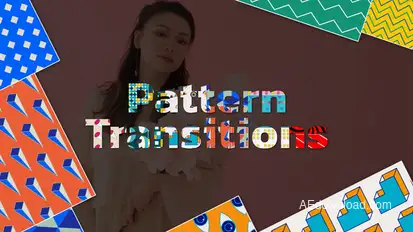 Colorful Pattern Transitions Elements template preview