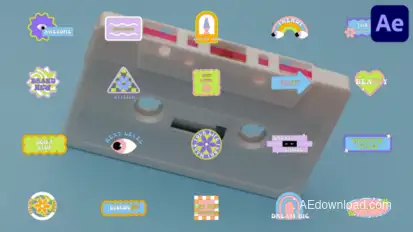 Colorful Peace Titles | After Effects Titles template preview