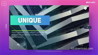 Colorful Promo Video Displays template preview