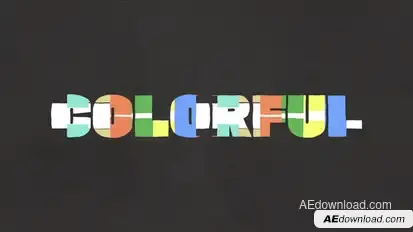 Colorful Reveal Logo Stings template preview