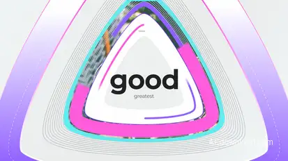 Colorful Shapes Logo Reveal Logo Stings template preview