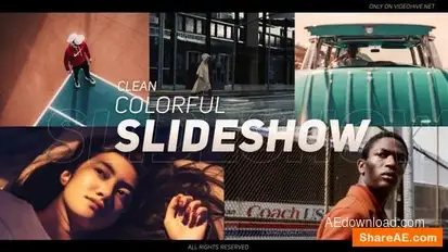 Colorful Slideshow Openers template preview