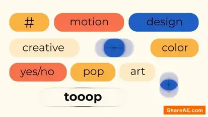 Videohive Colorful Typography 45132317 Titles template preview