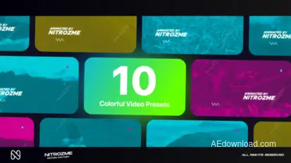 Colorful Typography Vol. 02 Titles template preview