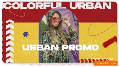 Colorful Urban Promo Openers template preview