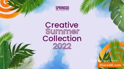 Videohive Colorfull Spring Fashion Promo broadcast-packages template preview