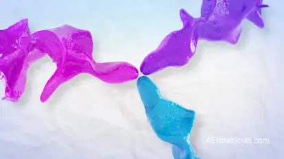 Combining Liquid Logo Reveal Logo Stings template preview