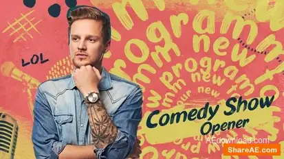 Comedy Show Opener Openers template preview