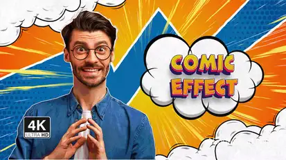 Comic Effect Promo Openers template preview