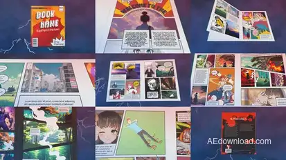 Comic Magazine Product Promo template preview