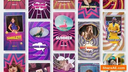 Comics Stories Openers template preview