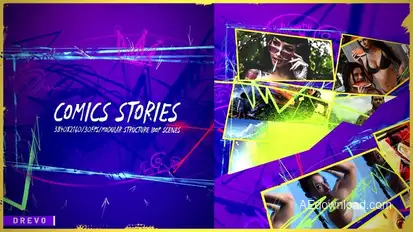 Comics Stories/ Superhero/ Cosplay/ DC/ Marvel/ Dynamic/ Arcane/ Tattoo/ Street/ Urban/ City/ Graffi Product Promo template preview