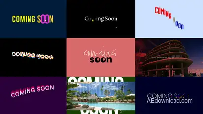 Coming Soon Titles template preview