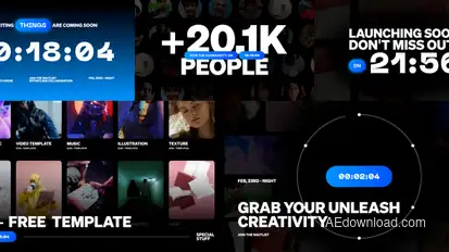 Coming Soon Overlay Product Promo template preview